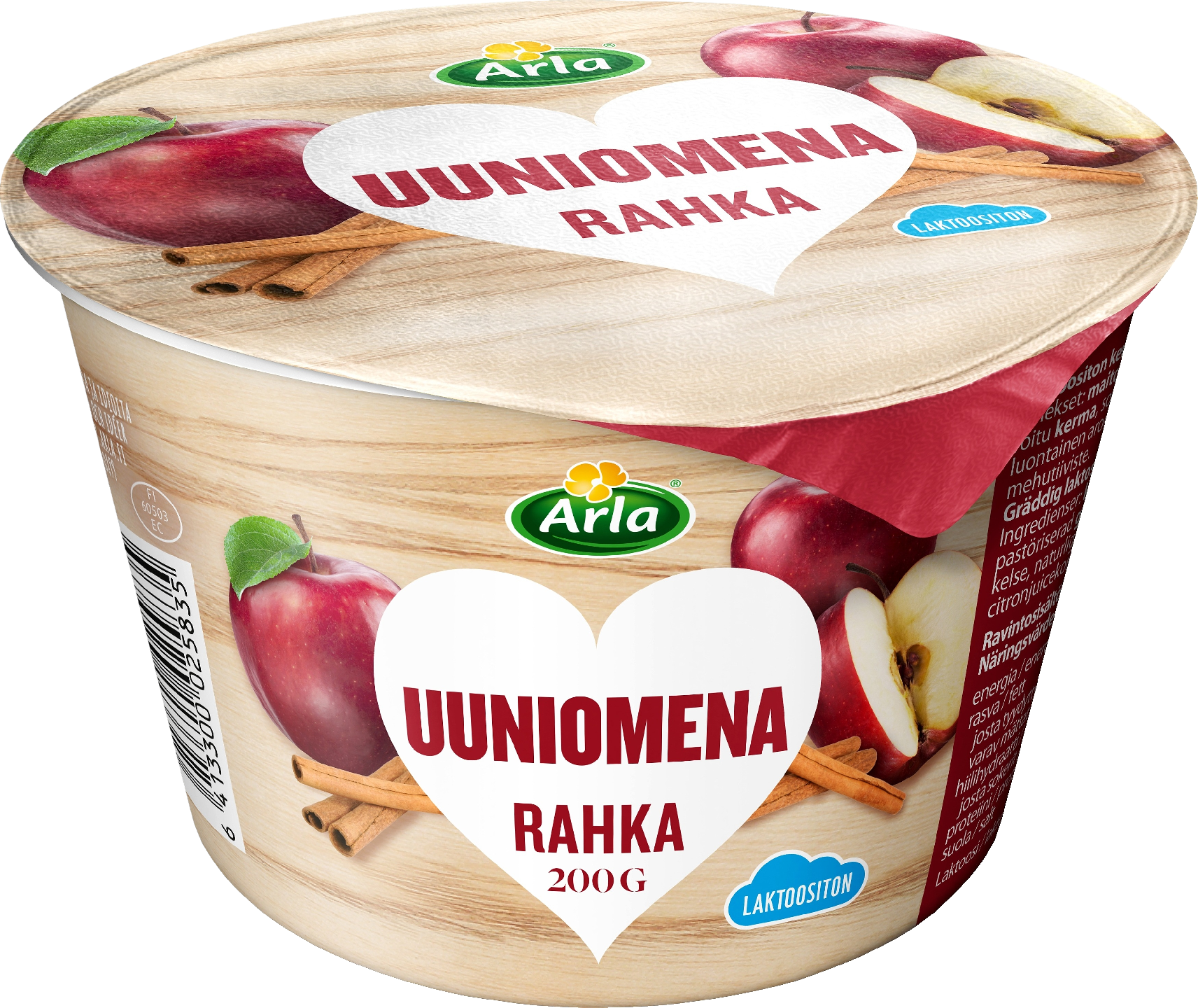 Arla rahka 200g uuniomena laktoositon