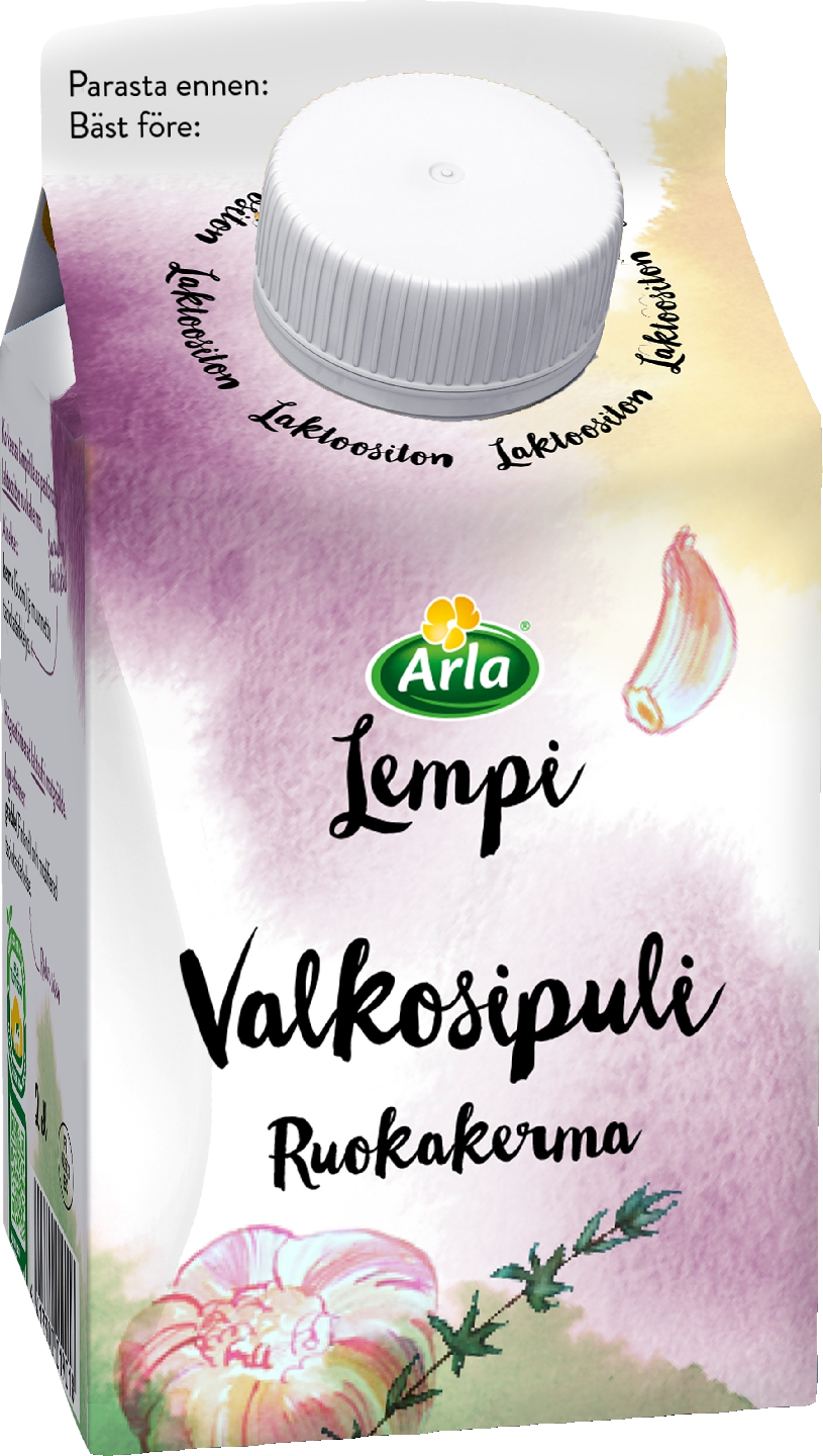 Arla Lempi ruokakerma 2dl valkosipuli laktoositon