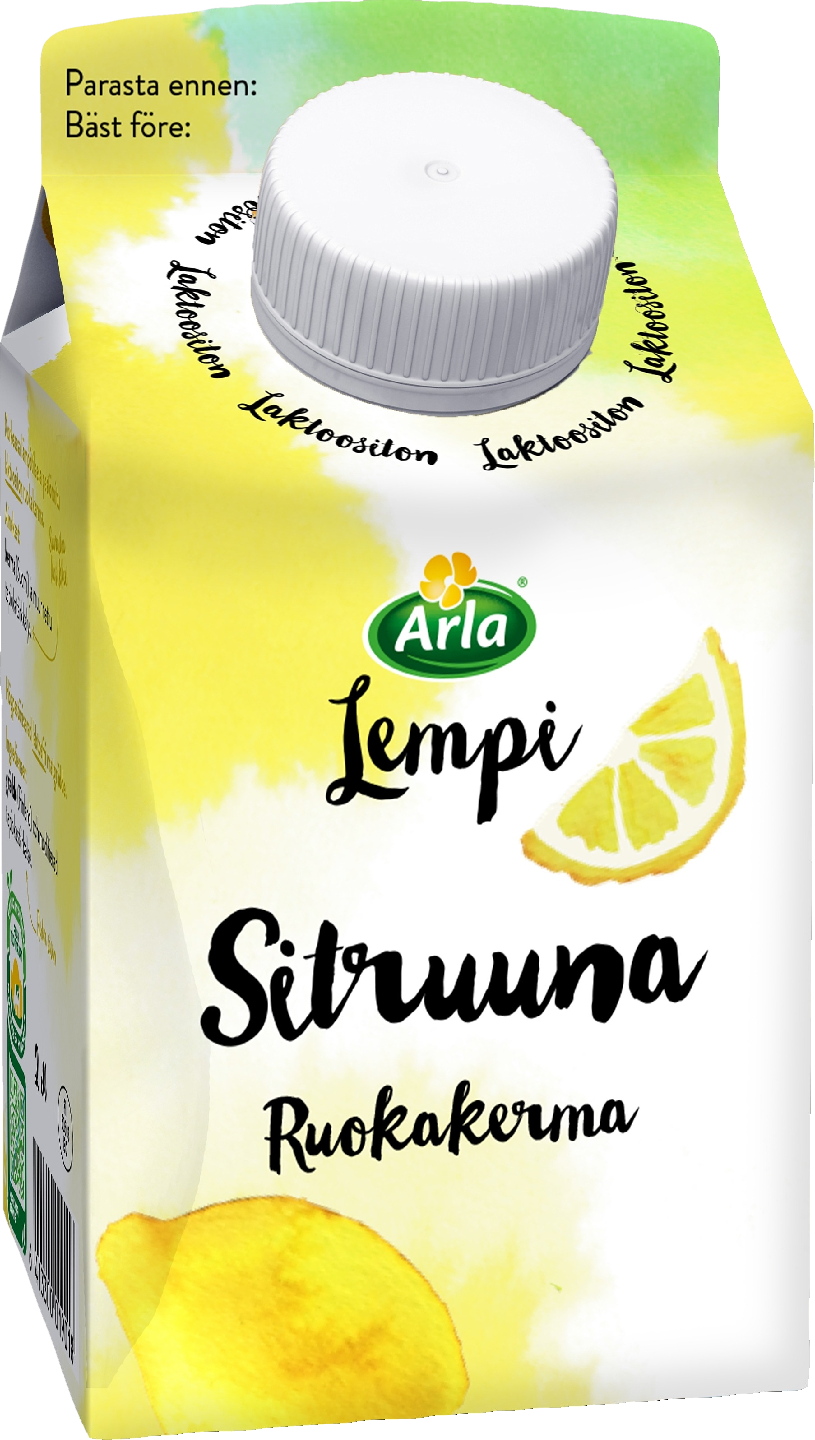 Arla Lempi ruokakerma 2dl sitruuna laktoositon