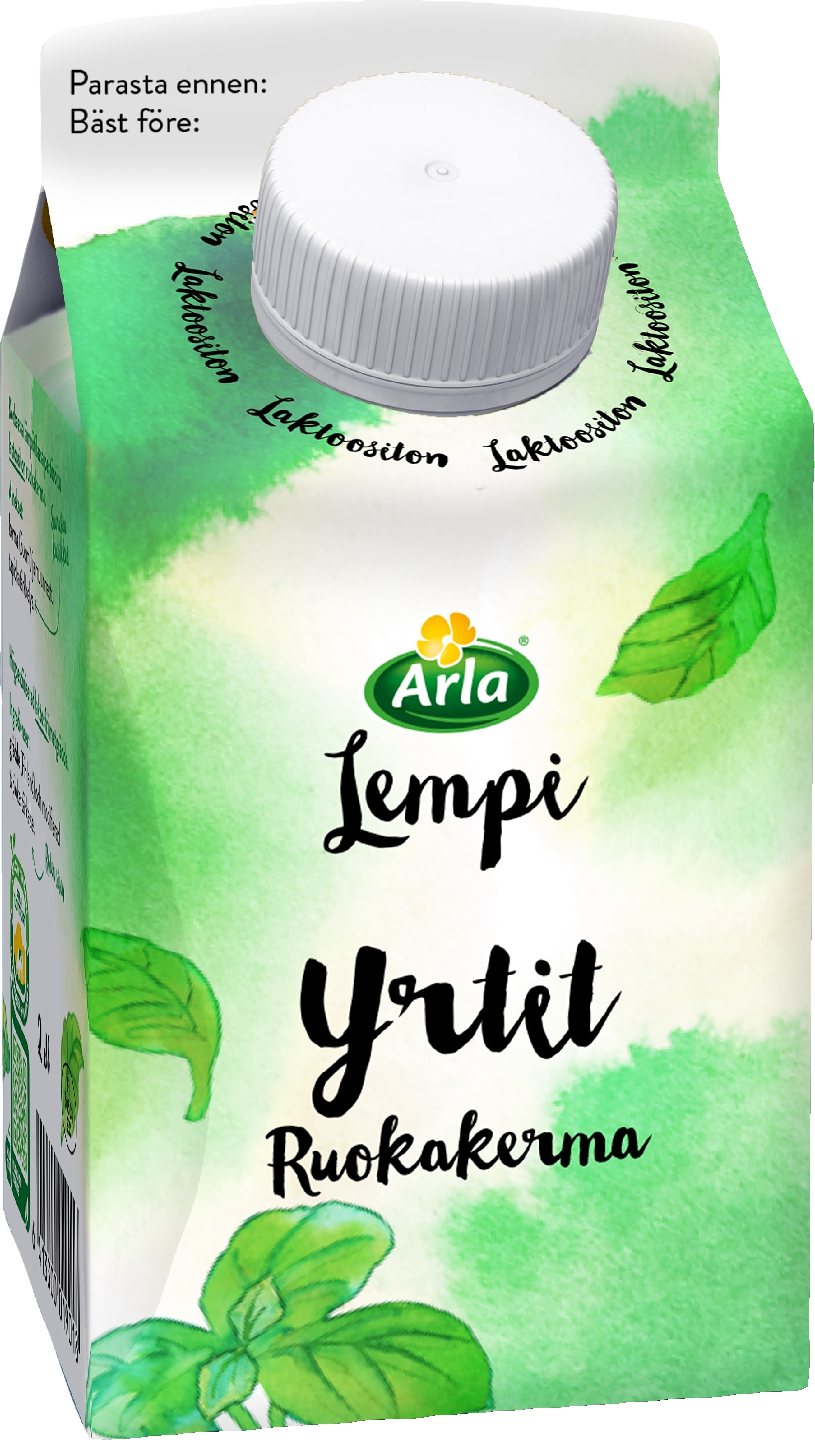 Arla Lempi ruokakerma 2dl yrtit laktoositon