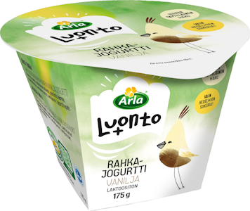 Arla Luonto+ vaniljarahkajogurtti 175g laktoositon