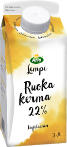 Arla Lempi ruokakerma 3dl 22% laktoositon