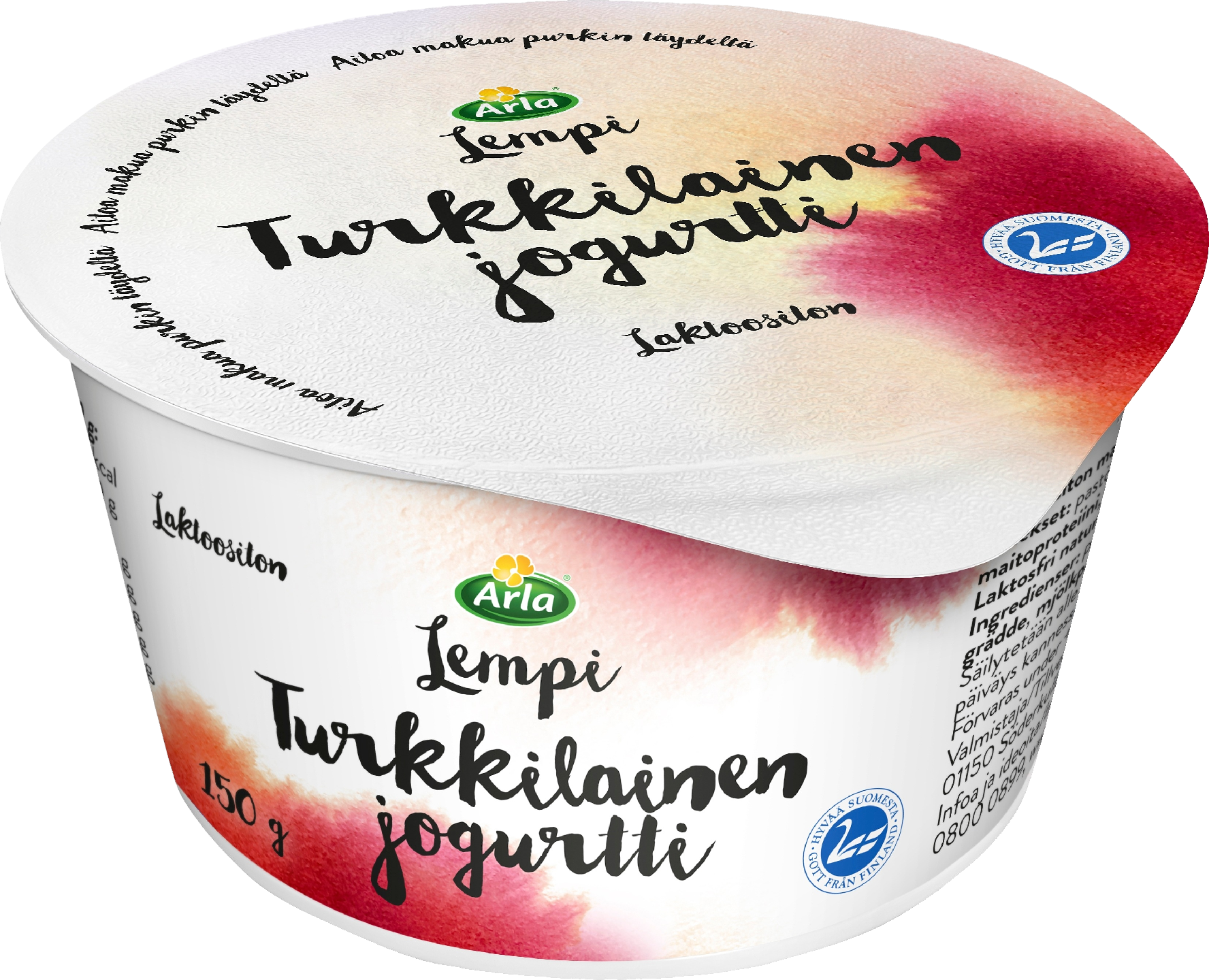 Arla Lempi turkkilainen 10% jogurtti 150g laktoositon