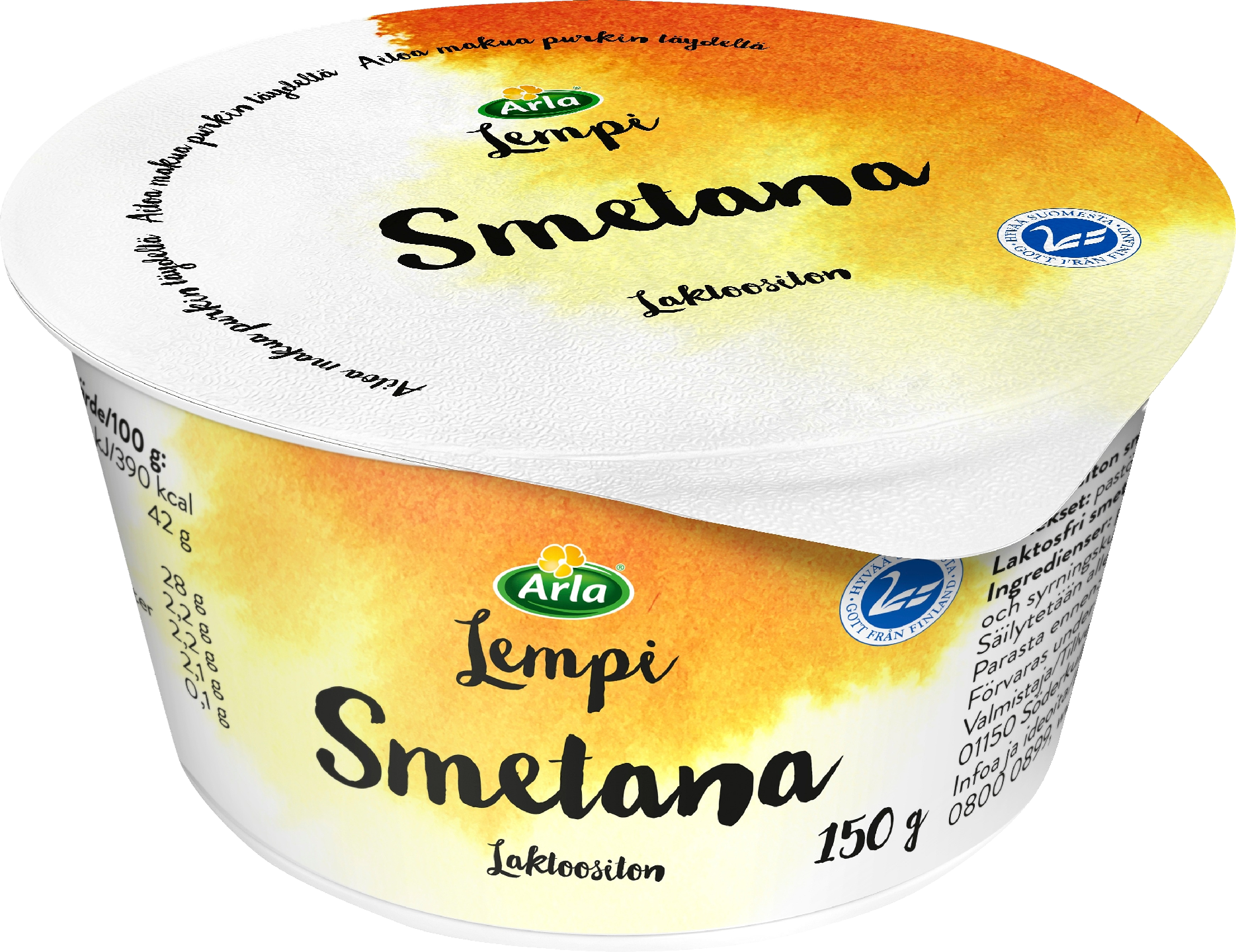 Arla Lempi smetana 150g laktoositon