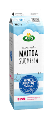 Arla rasvaton maito 1l Suomi