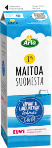 Arla 1%-maito 1l rullakko