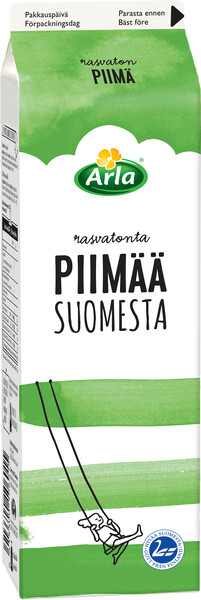 Arla rasvaton piimä 1l