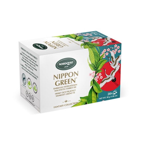 Nordqvist Nippon Green 4x5pss/30g vihreä maustettu pussitee