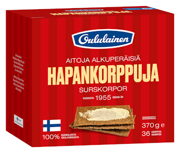 Oululainen hapankorppu 370g PPA