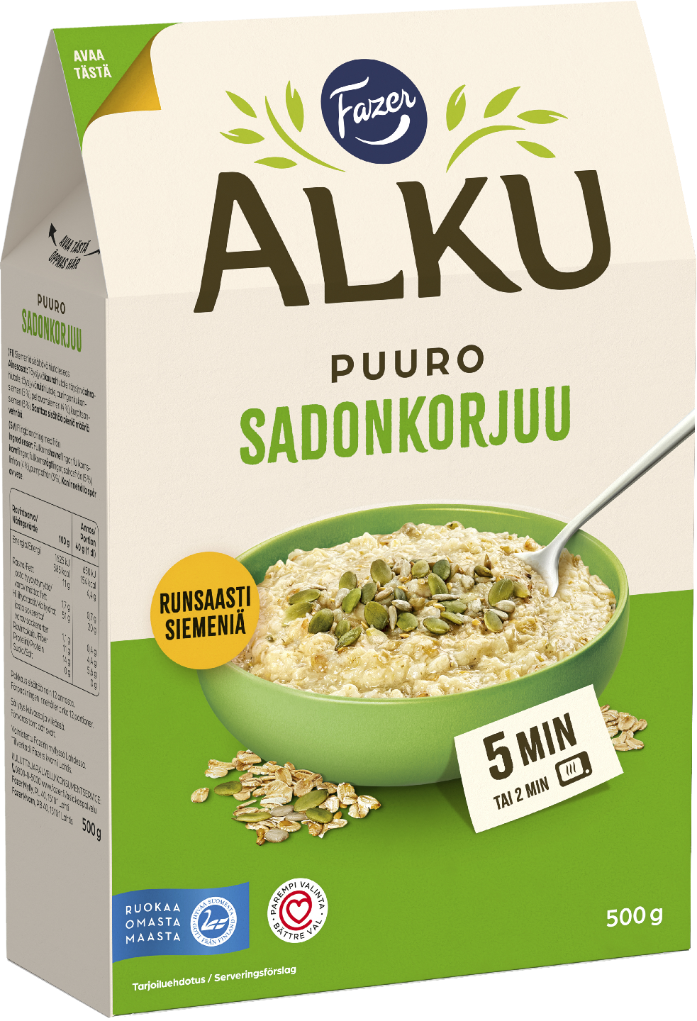 Fazer Alku Sadonkorjuupuuro 500 g PUOLILAVA