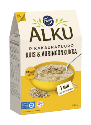 Fazer Alku Ruis & auringonkukka pikakaurapuuro 400g