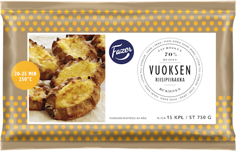 Fazer Vuoksen piirakka 15kpl/750g