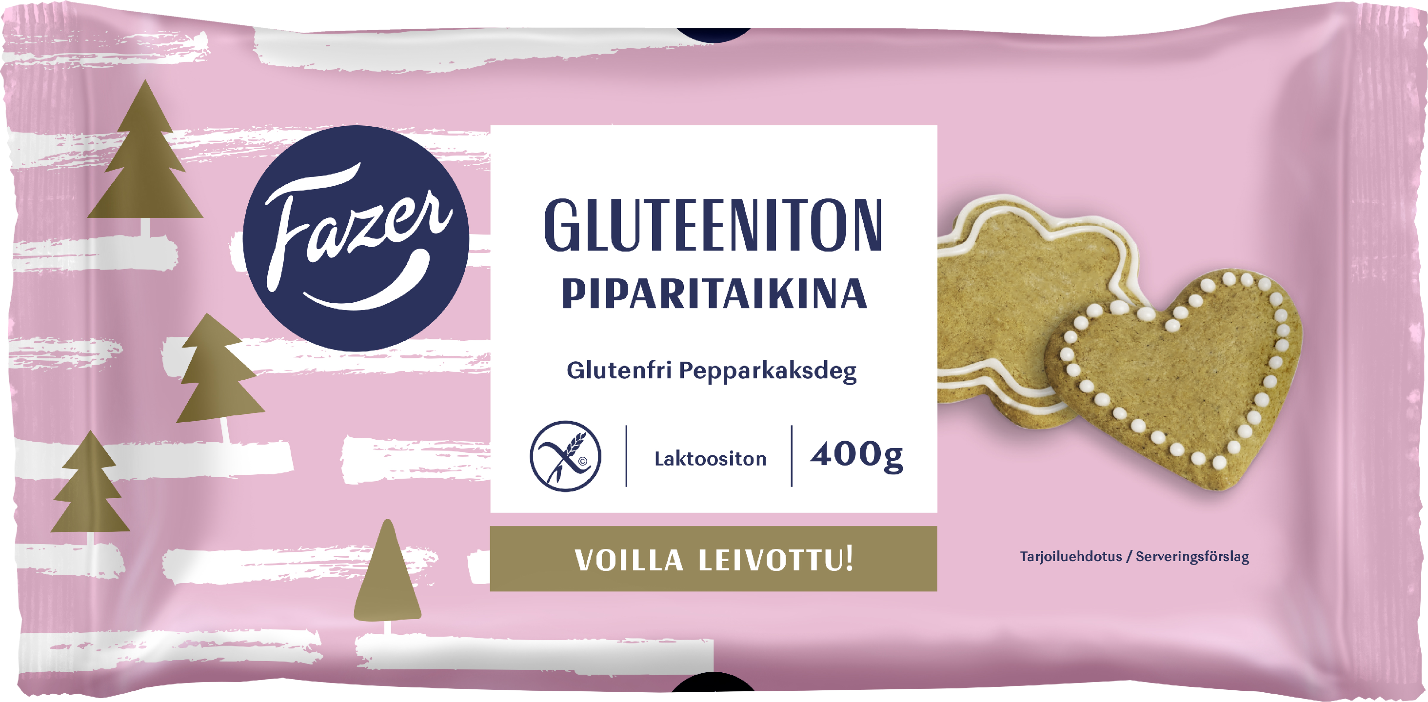 Fazer gluteeniton Piparitaikina 400g pakaste