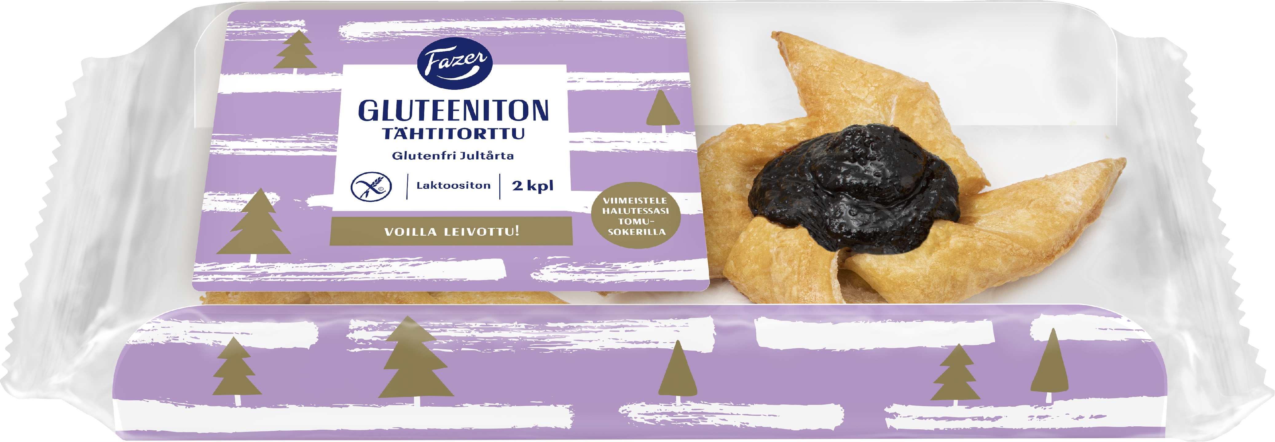 Fazer gluteeniton tähtitorttu 2kpl/120g