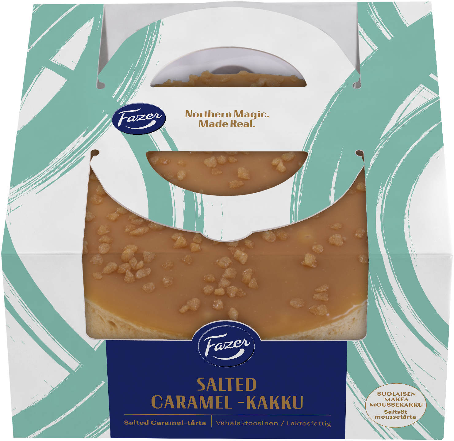 Fazer Salted Caramel -kakku 340g
