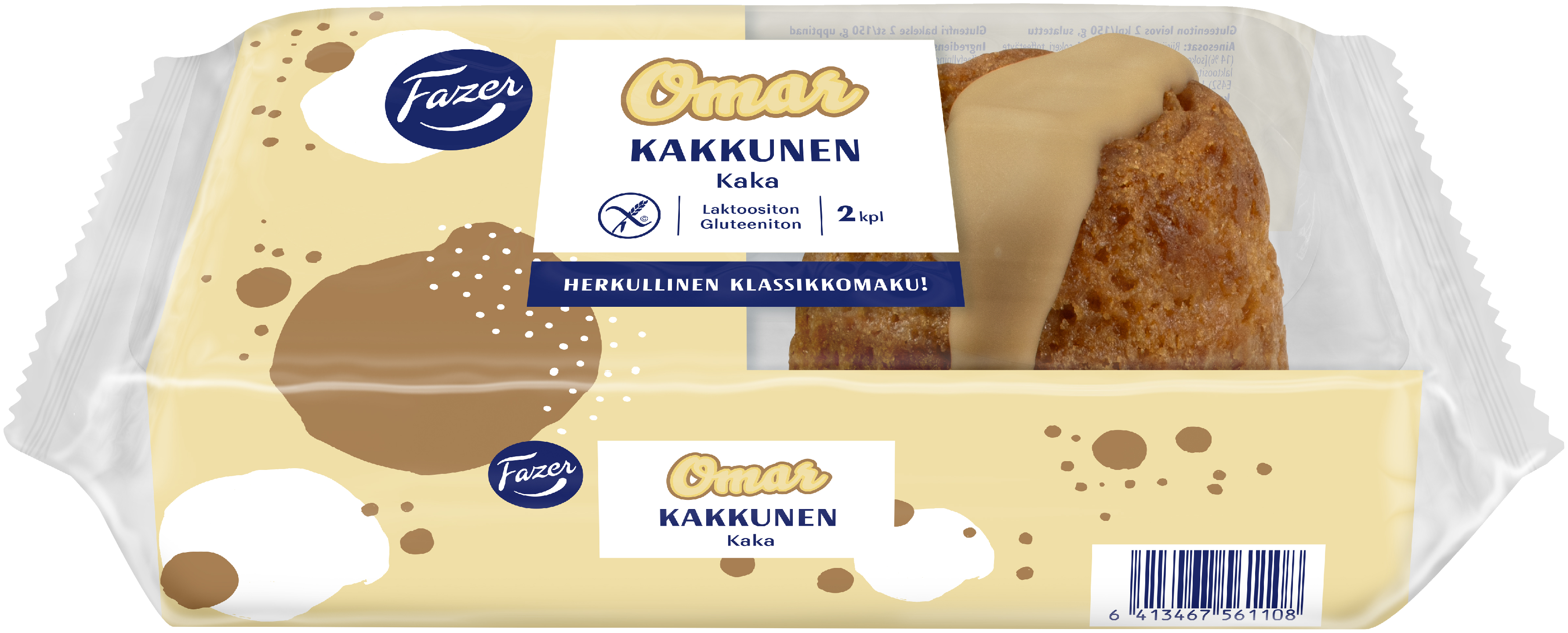 Fazer Omar kakkunen 2kpl/150g