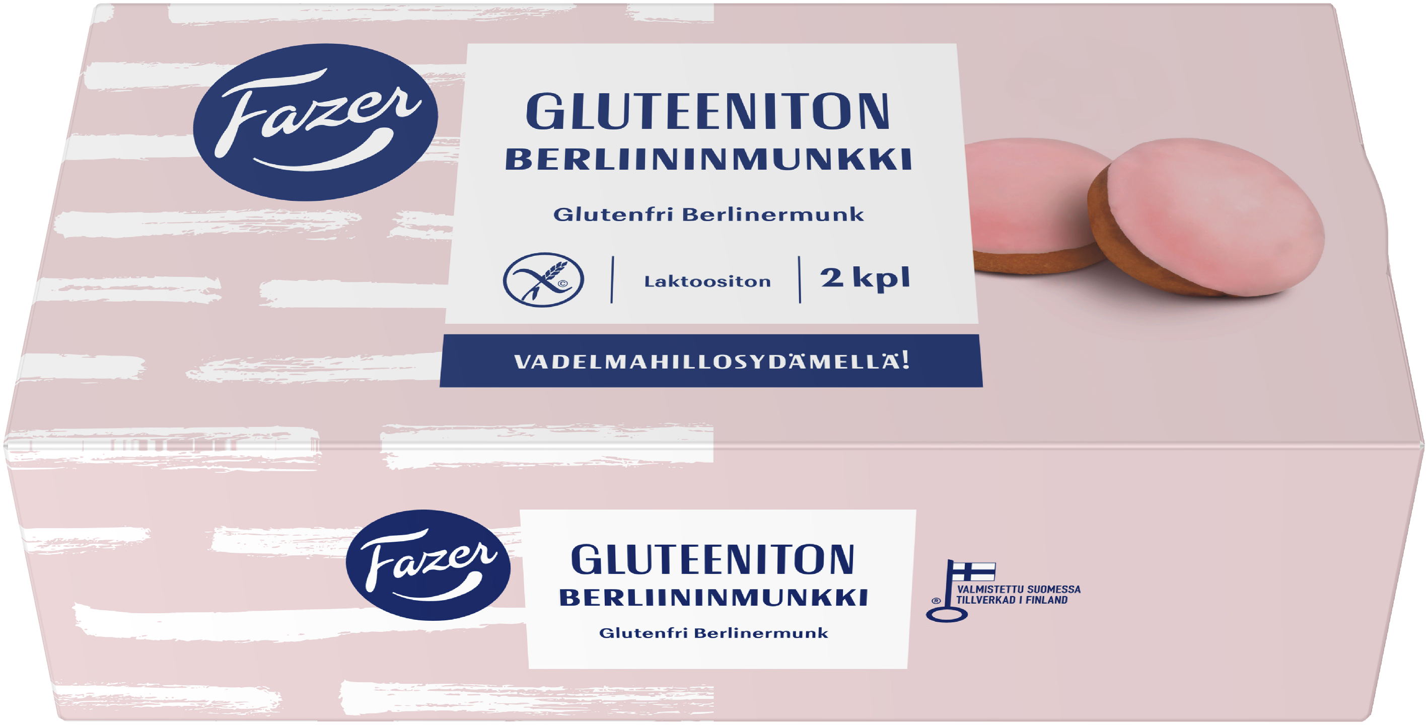 Fazer Gluteeniton berliininmunkki 2kpl/240g pakaste