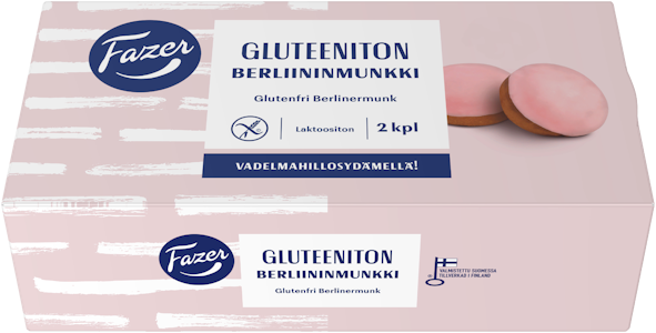 Fazer Gluteeniton berliininmunkki 2kpl/240g pakaste