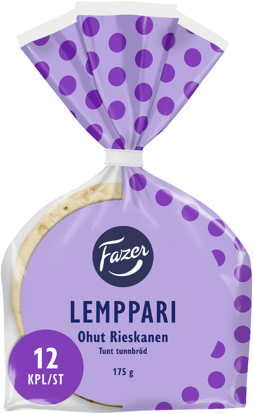 Fazer Lemppari Ohut Rieskanen 12kpl/175g