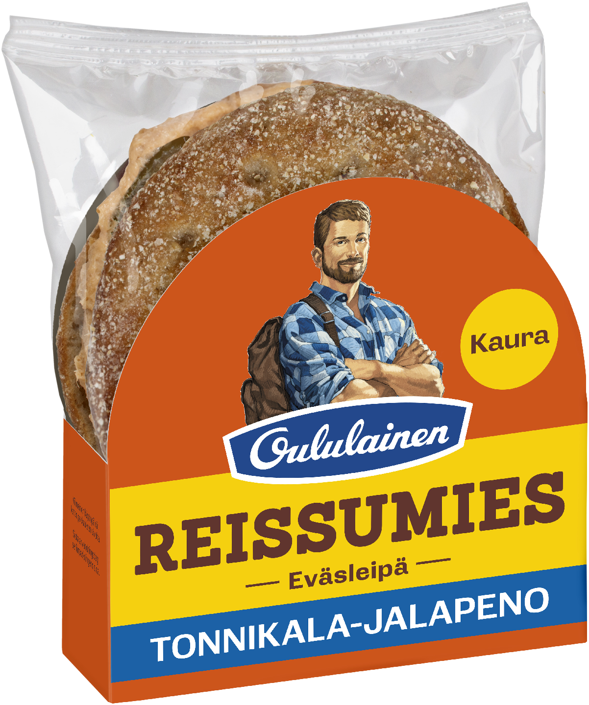 Oululainen Reissumies Eväsleipä kaura tonnikala-jalapeno 145g