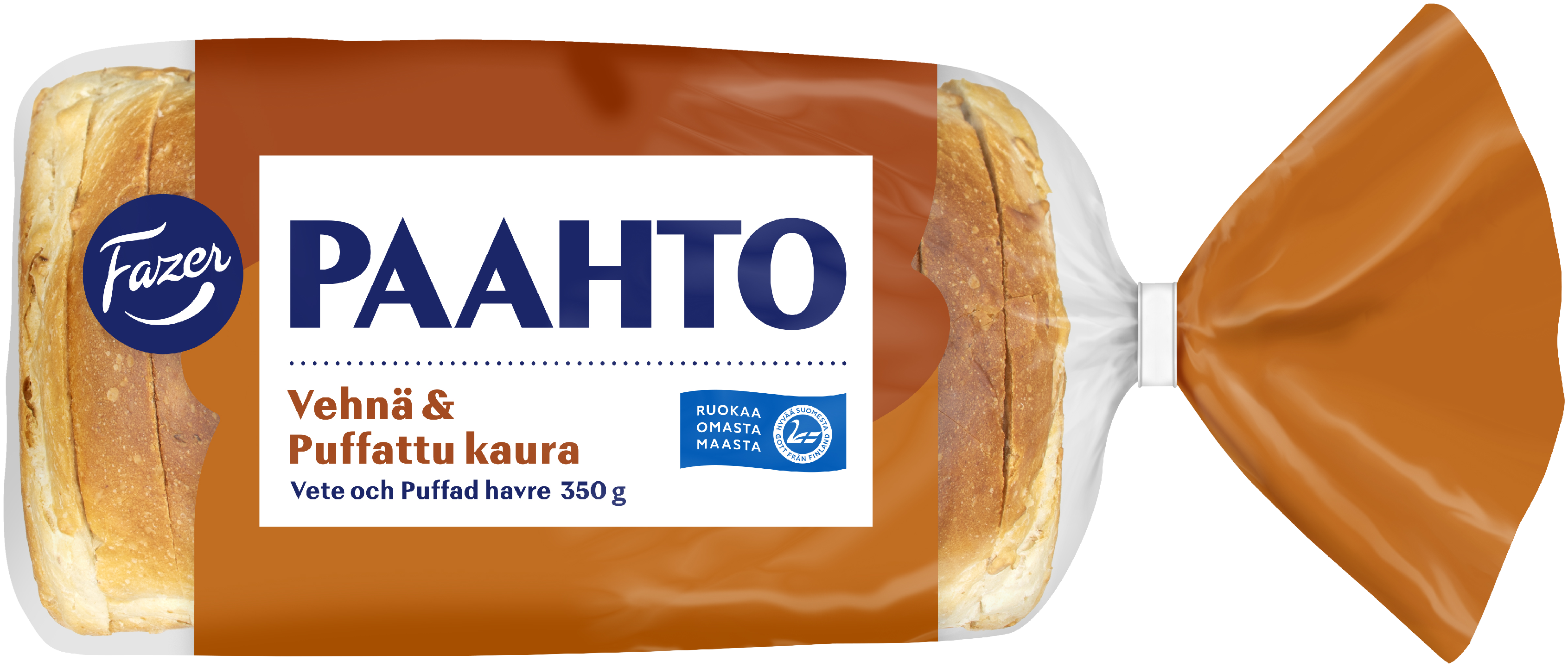 Fazer Paahto Vehnä ja Puffattu kaura 350g