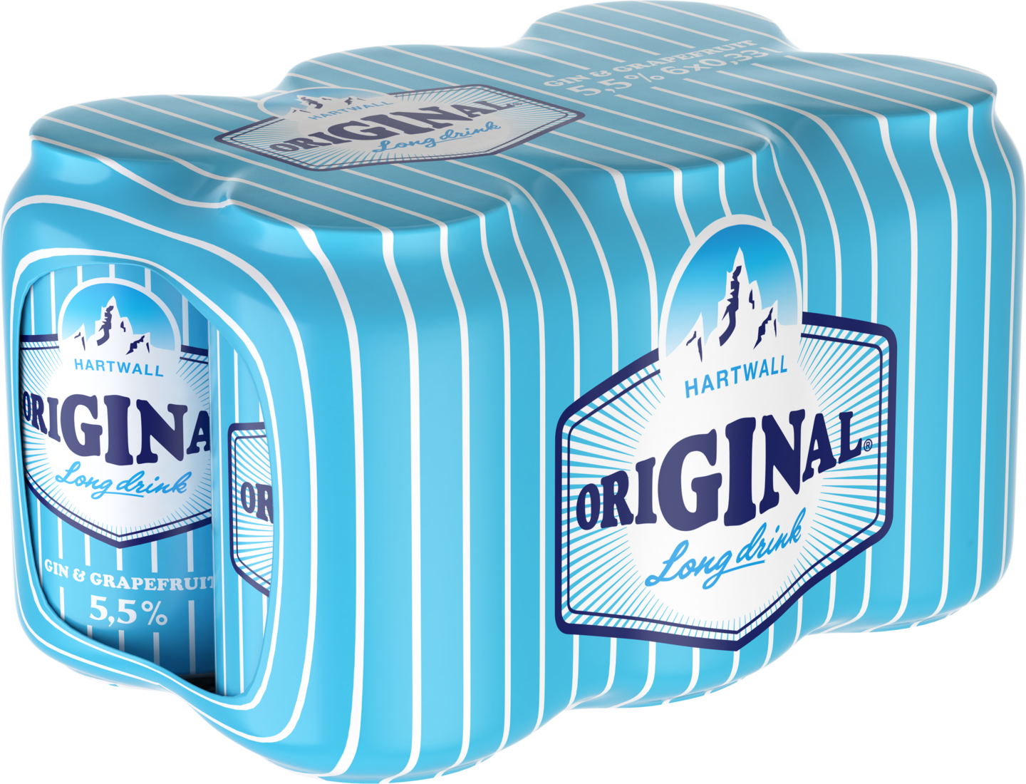 Hartwall Original Long Drink 5,5% 6x0,33l tlk DOLLY