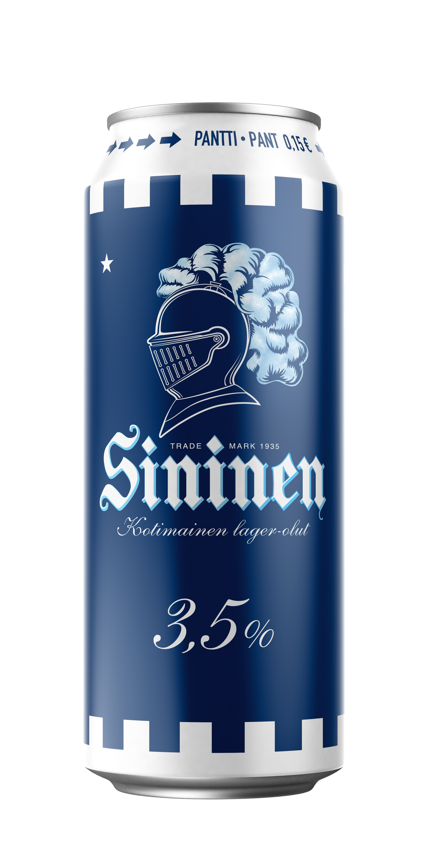 Sininen olut 3,5% 0,5l tlk