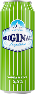 Hartwall Original Long Drink Vodka-Lime 5,5% 0,5l