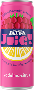 Hartwall Jaffa Juicy Vadelma-Sitrus 0,33l