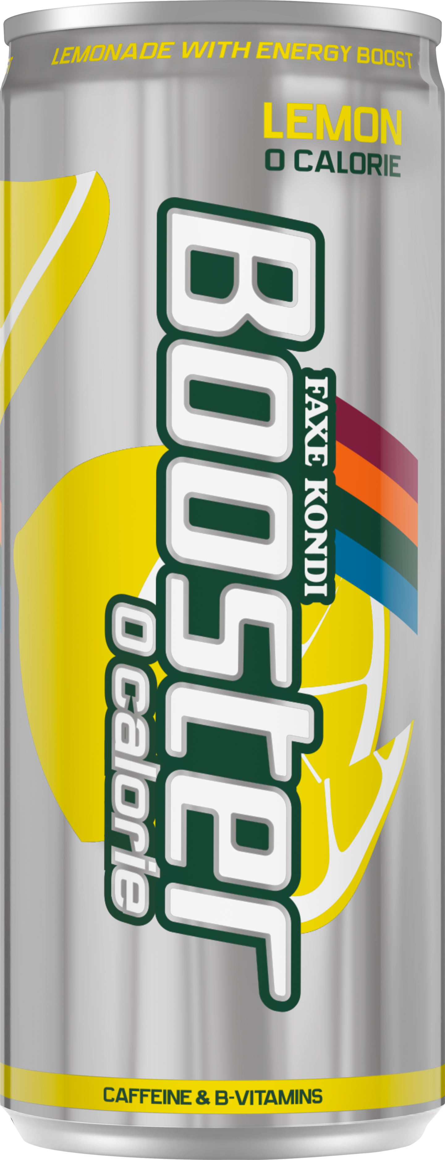 Faxe Kondi Booster Lemon 0 Calorie energiajuoma 0,33l