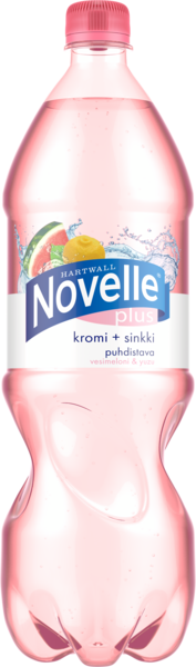 Hartwall Novelle Plus Kromi+Sinkki Vesimeloni-Yuzu 1,5l