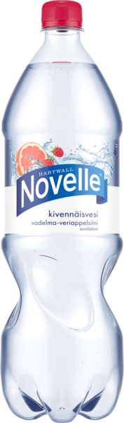 Hartwall Novelle Vadelma-Veriappelsiini kivennäisvesi 1,5l