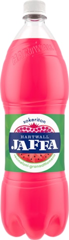 Hartwall Jaffa Vesimeloni-Granaattiomena sokeriton virvoitusjuoma 1,5