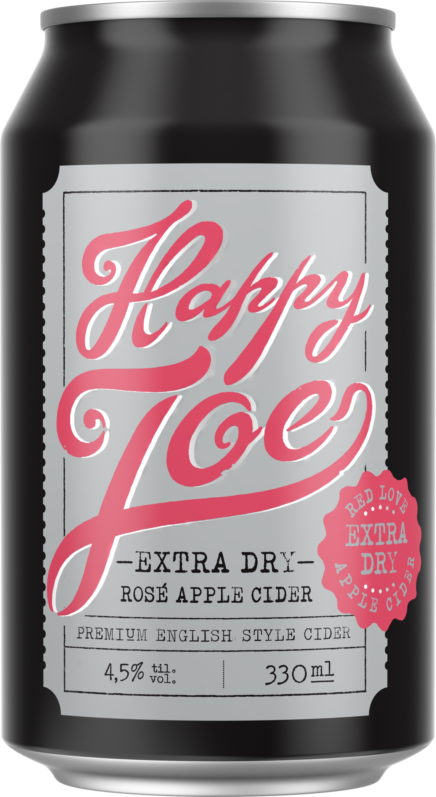 Happy Joe Extra Dry Red Love siideri 4,5% 0,33l