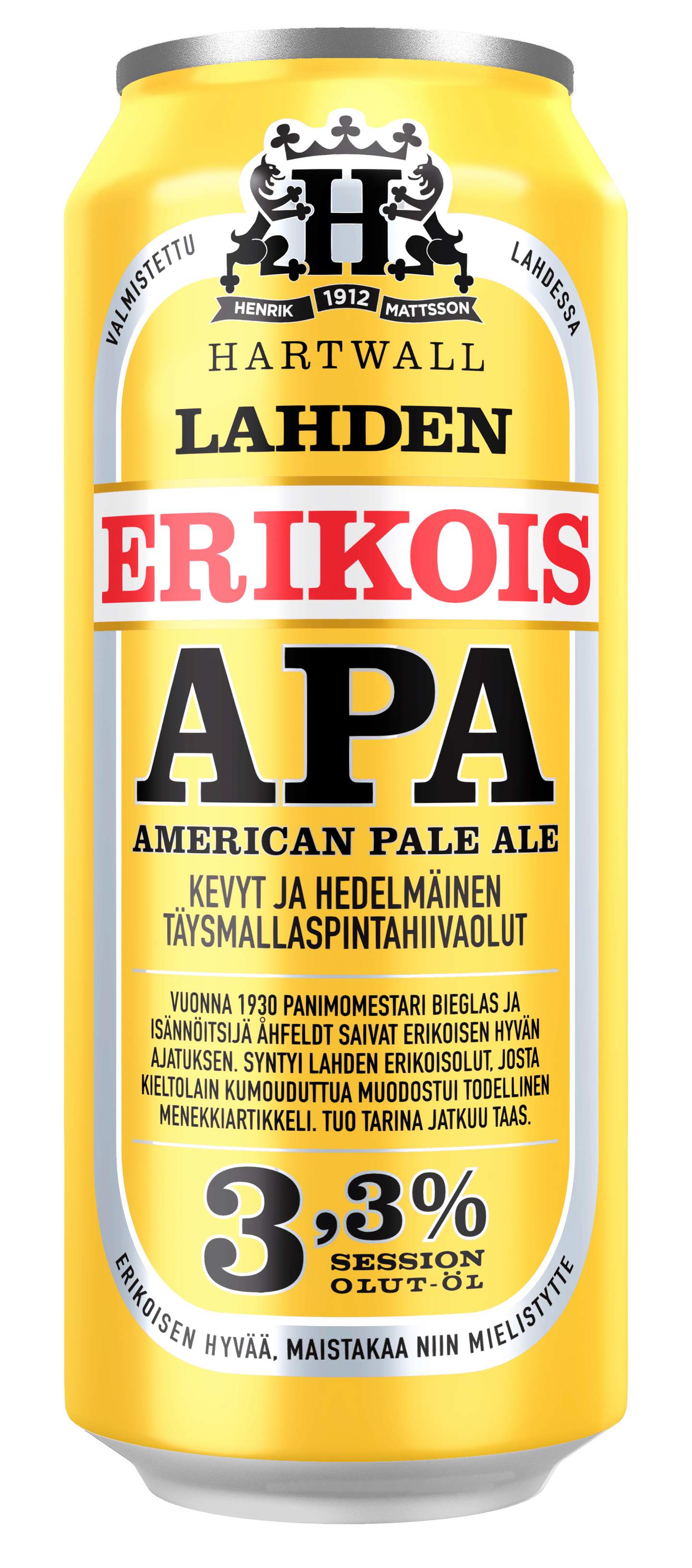 Lahden Erikois Session APA olut 3,3% 0,5l