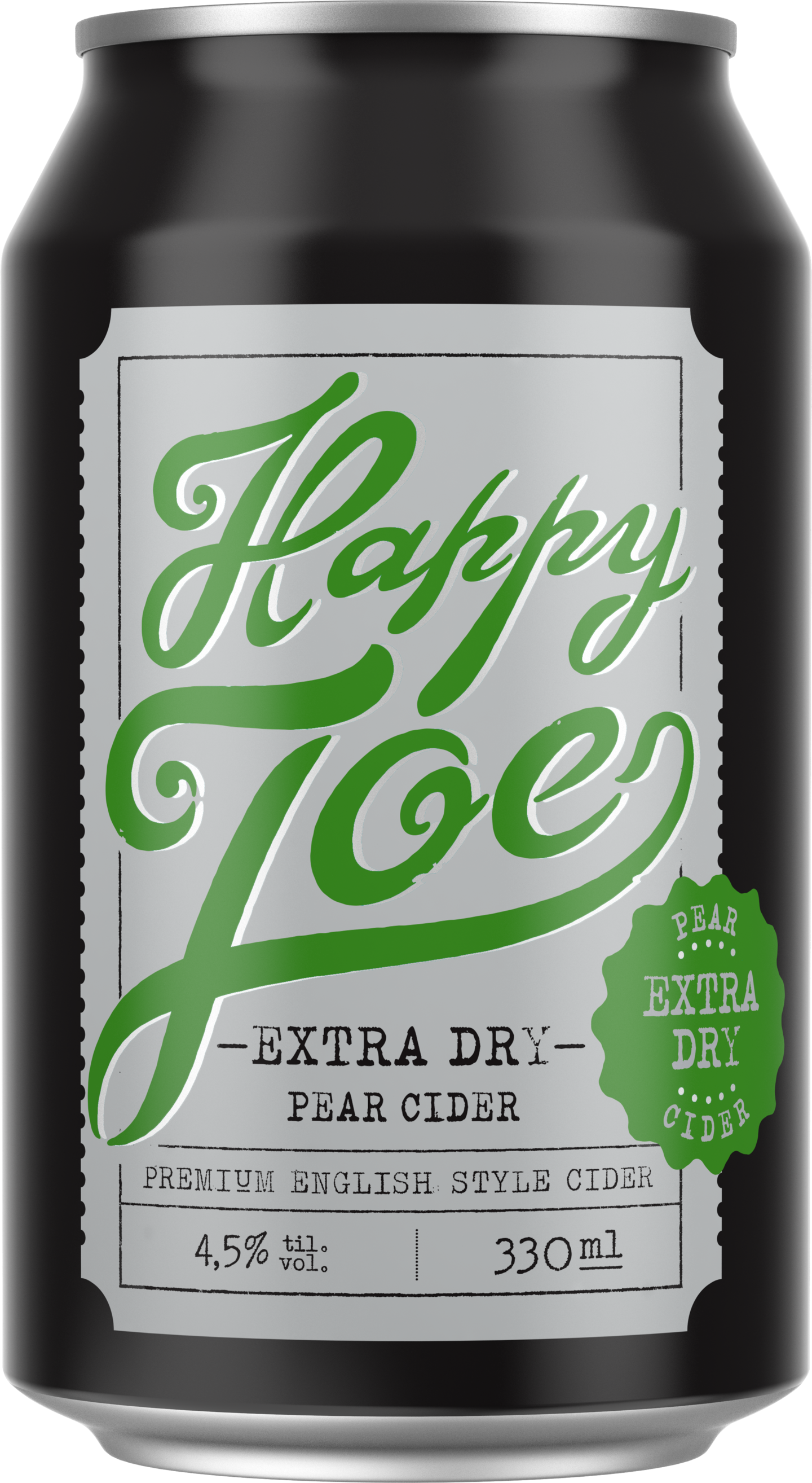 Happy Joe Extra Dry Pear siideri 4,5% 0,33l