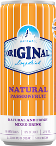 Hartwall Original Long Drink Passionfruit 4,5% 0,33l