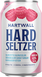 Hartwall Hard Seltzer Vadelma 4,5% 0,33l