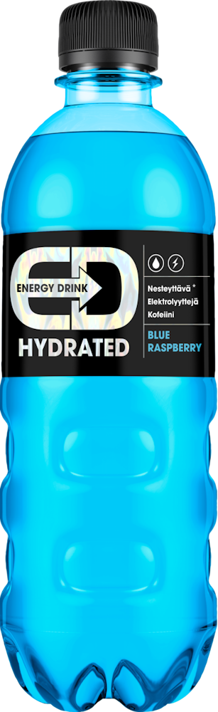 ED HydratED Blue Raspberry energiajuoma 0,5l - HoReCa-tukku Kespro