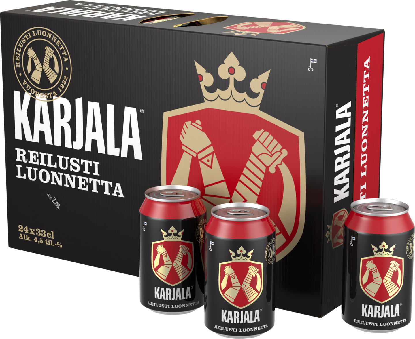 Karjala olut 4,5% 0,33l 24-pack