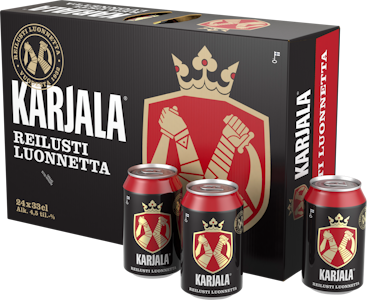 Karjala olut 4,5% 0,33l 24-pack LAVA