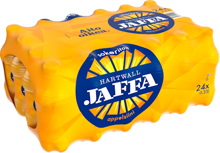 Hartwall Jaffa Appelsiini sokeriton virvoitusjuoma 0,33l 24-pack