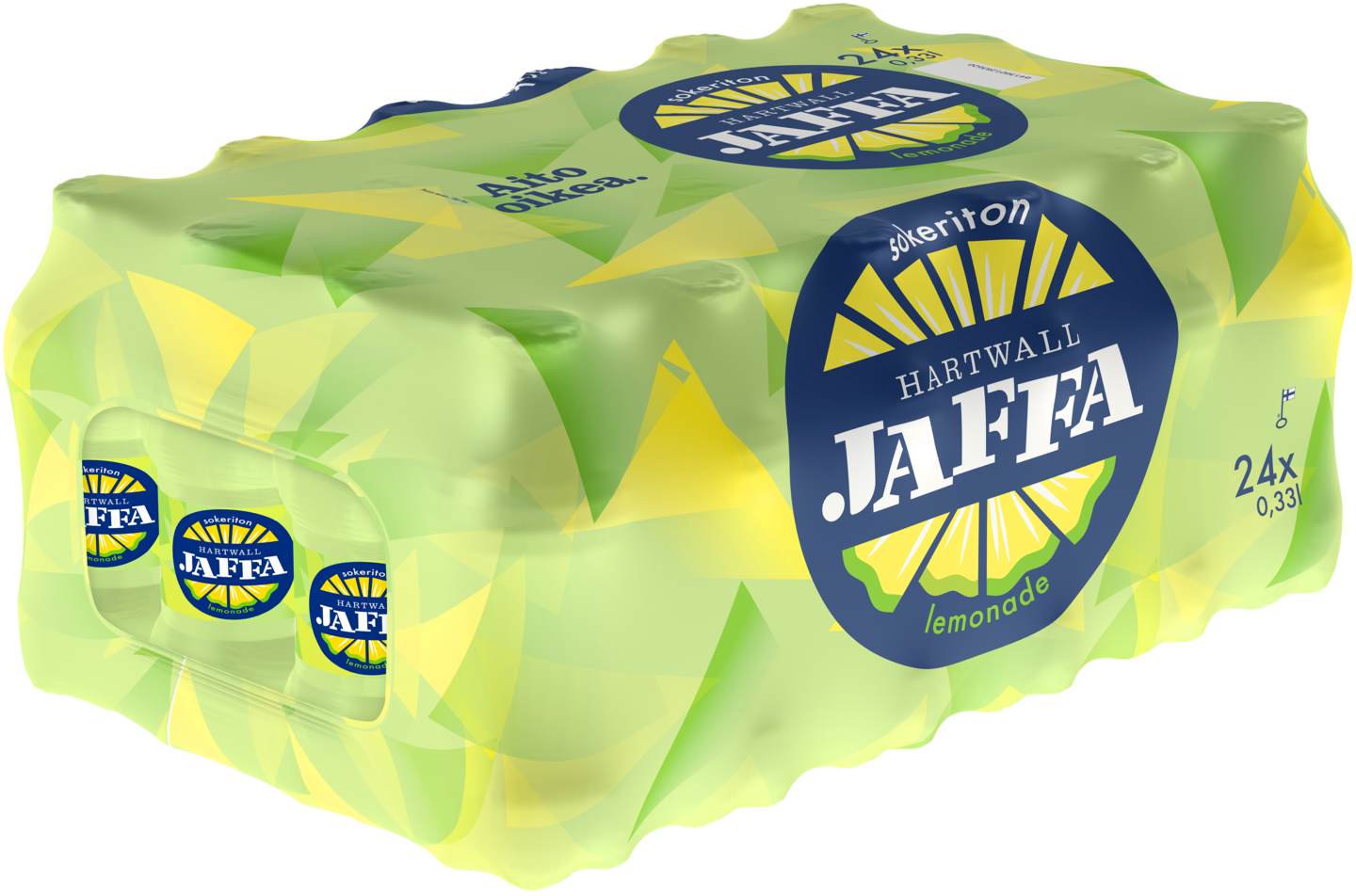 Hartwall Jaffa Lemonade sokeriton virvoitusjuoma 0,33l 24-pack
