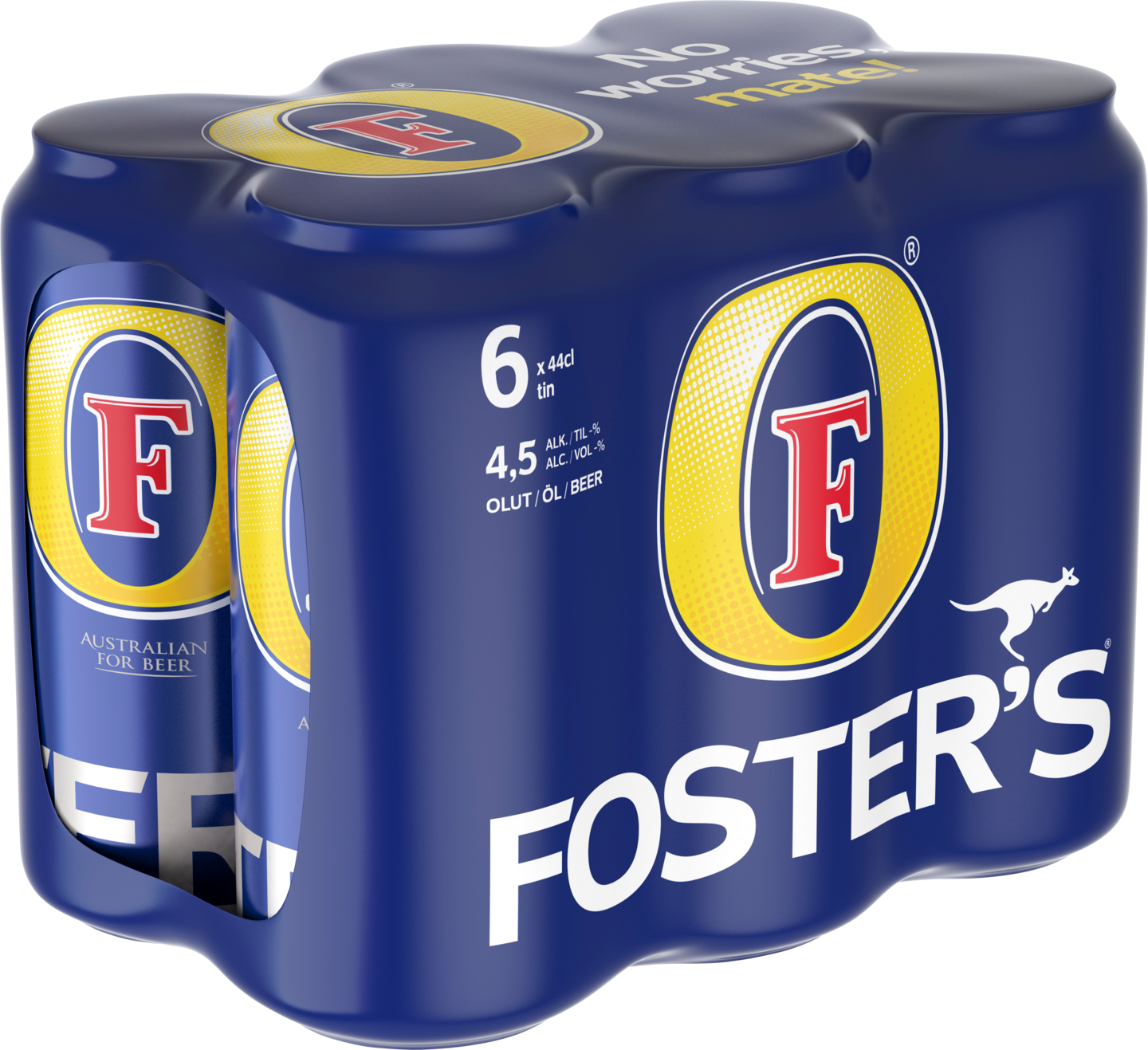 Foster's III olut 0,44l 4,5% 6-p tlk dol LAVA