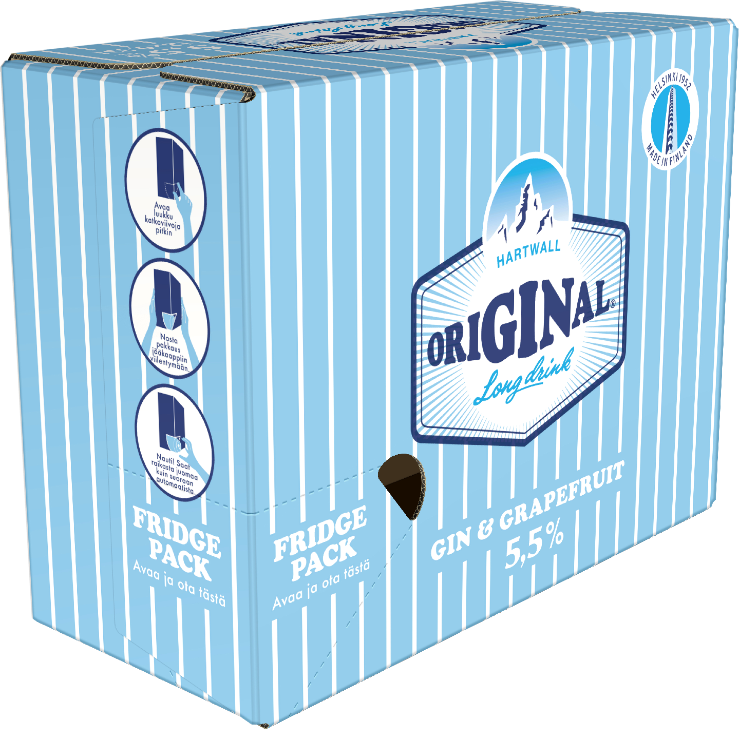 Hartwall Original long drink 5,5% 0,33 tlk 12-pack | K-Ruoka Verkkokauppa