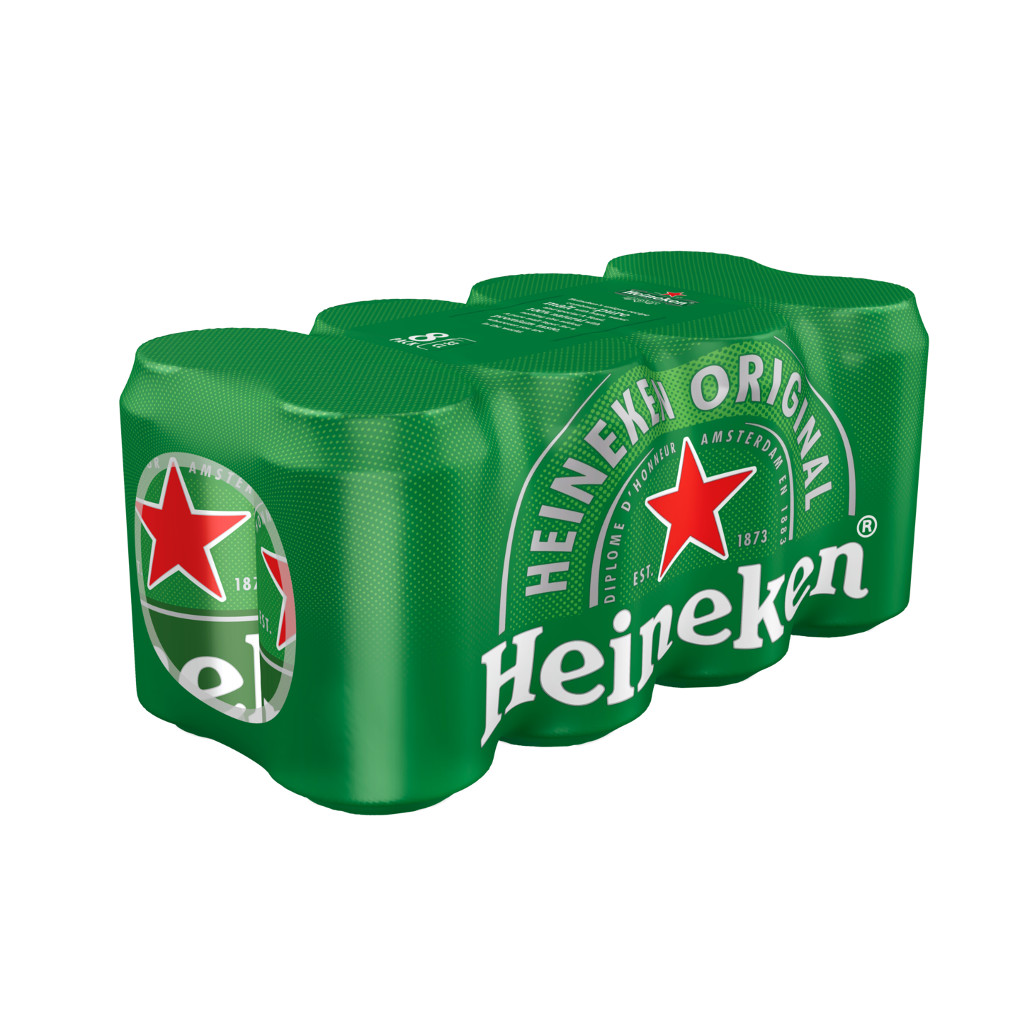 Heineken olut 5,0% 0,33l 8-pack
