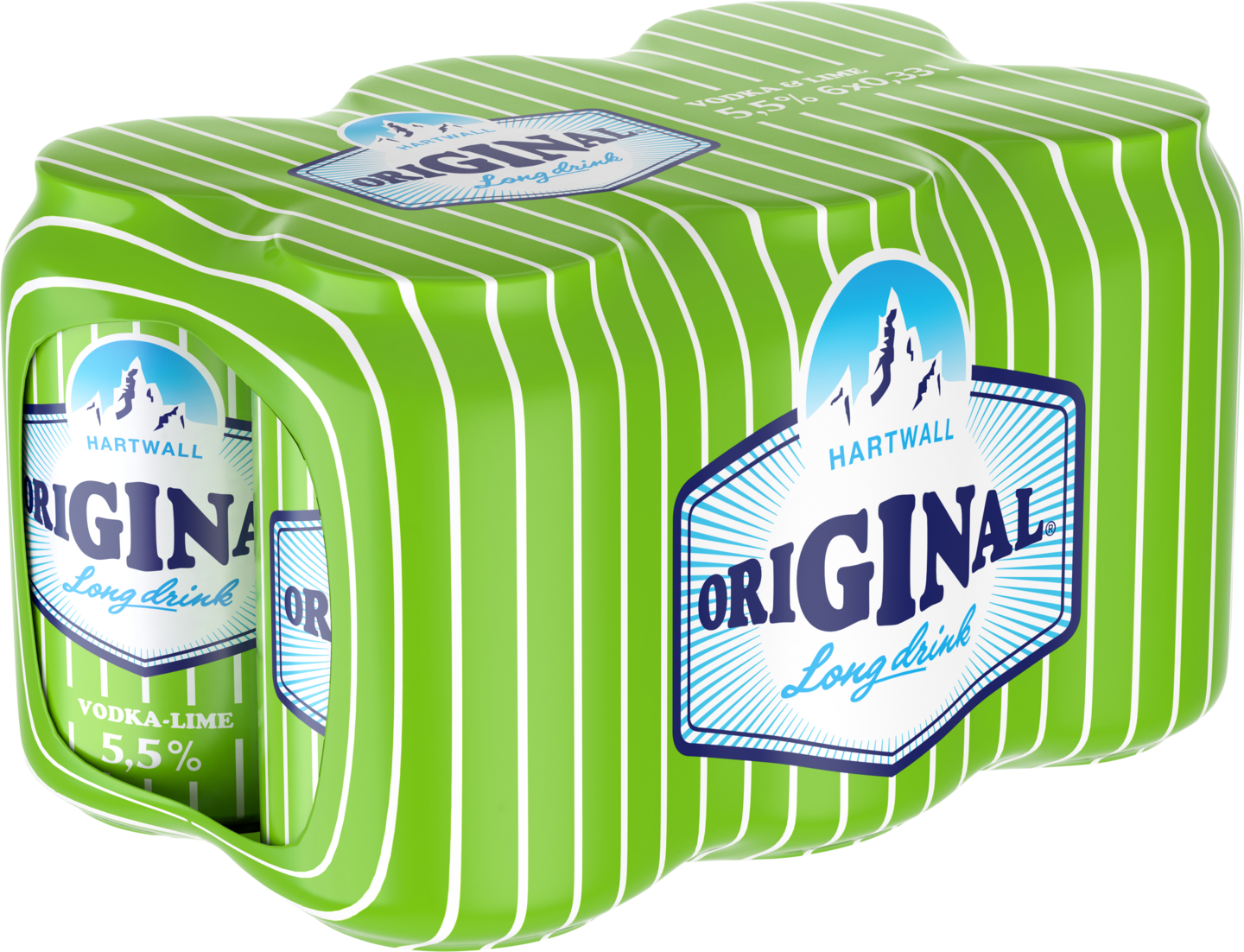 Original Vodka-Lime 5,5% 0,33l 6-pack