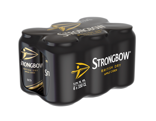 Strongbow British Dry 5% 0,33l 6-pack