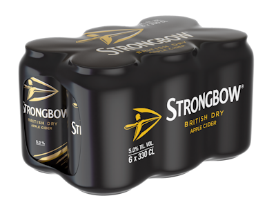 Strongbow British Dry 5% 0,33l 6-pack