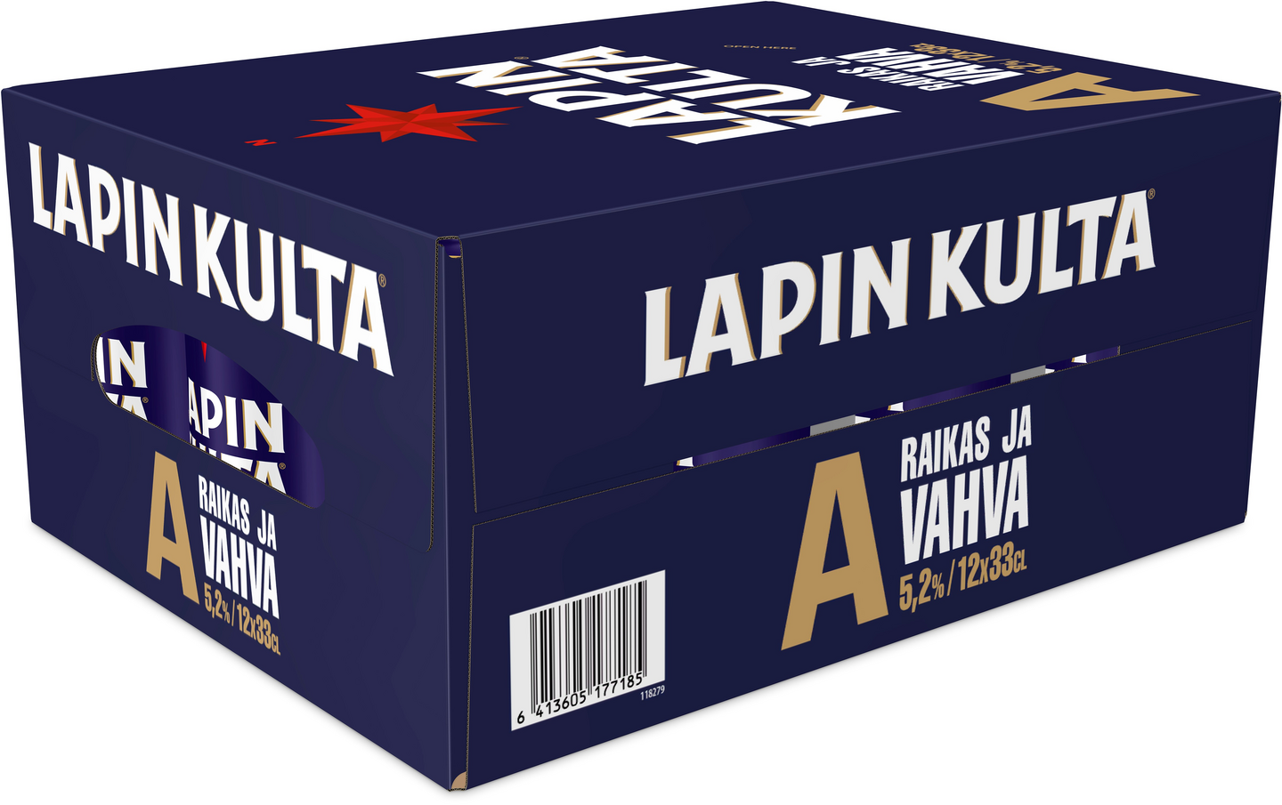 Lapin Kulta olut 5,2% 0,33l 12-pack